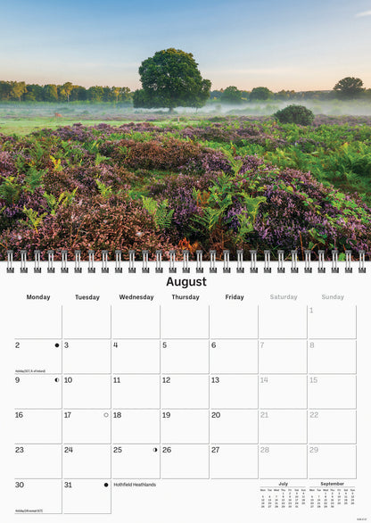 Kent A5 Calendar 2027