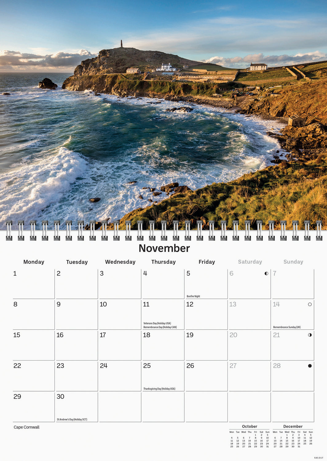 West Country A5 Calendar 2027