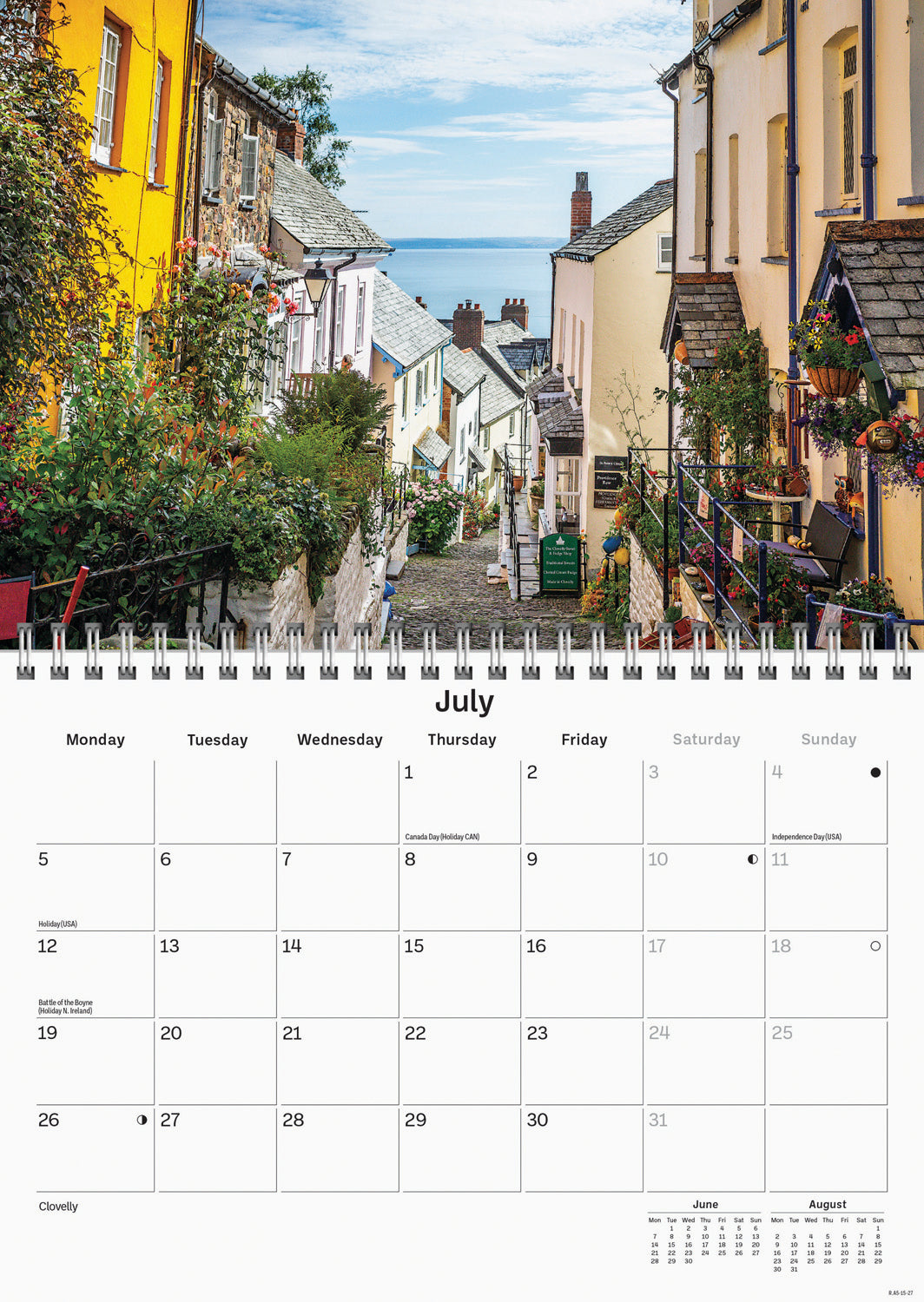 Devon A5 Calendar 2027