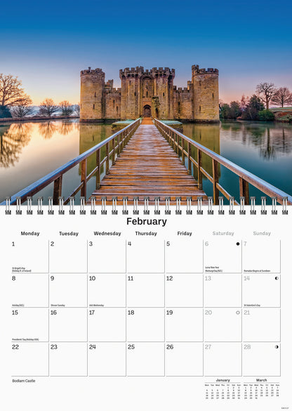 Sussex A5 Calendar 2027