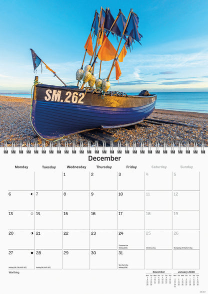 Sussex A5 Calendar 2027