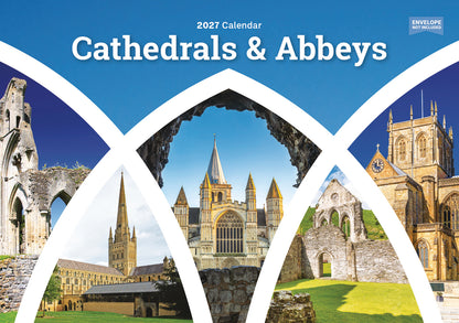 Cathedrals and Abbeys A5 Calendar 2027