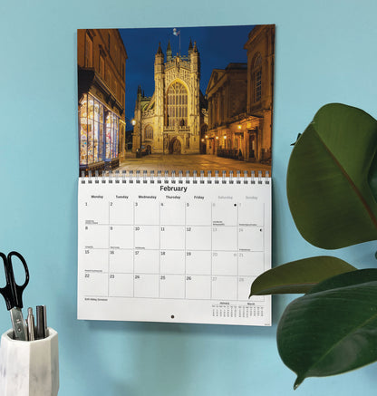 Cathedrals and Abbeys A5 Calendar 2027