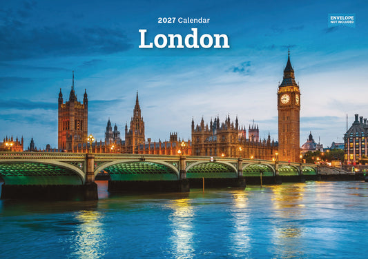 London A5 Calendar 2027