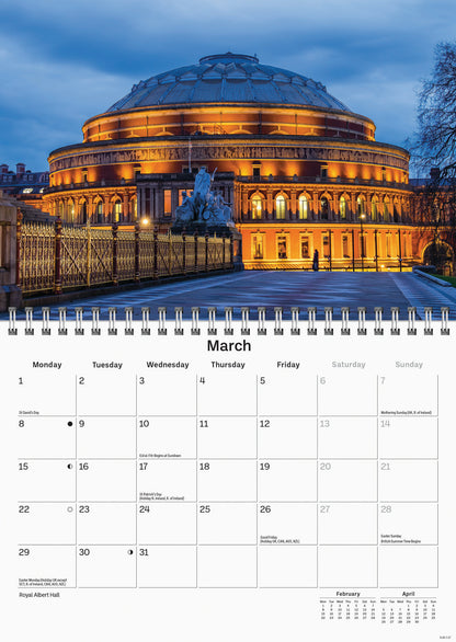 London A5 Calendar 2027