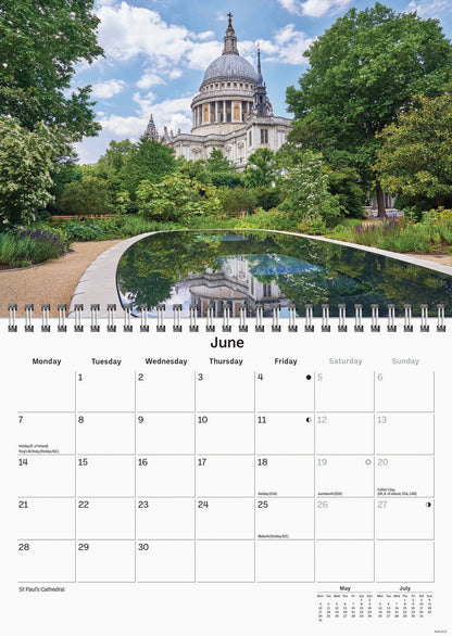 London A5 Calendar 2027