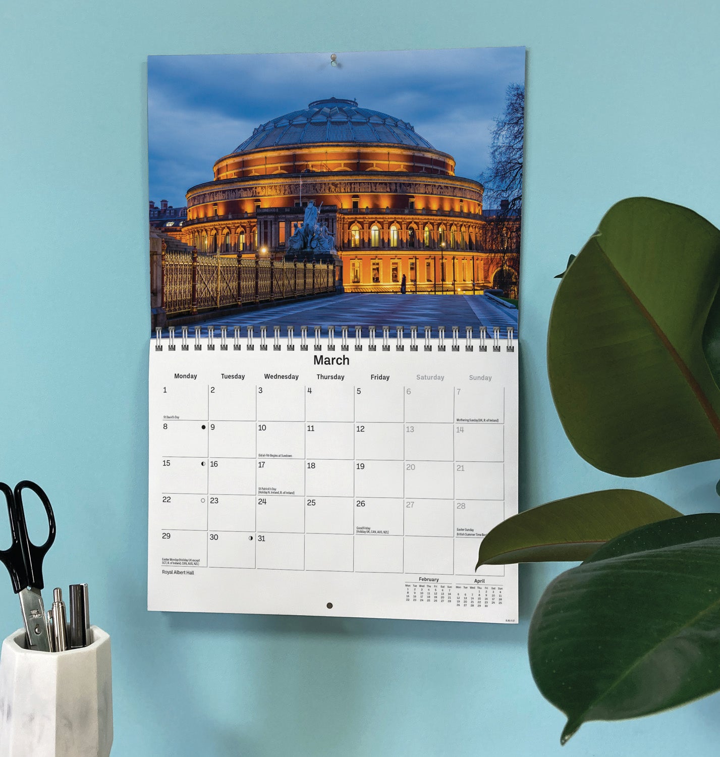 London A5 Calendar 2027