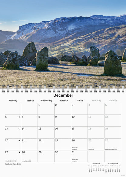 Lake District A5 Calendar 2027
