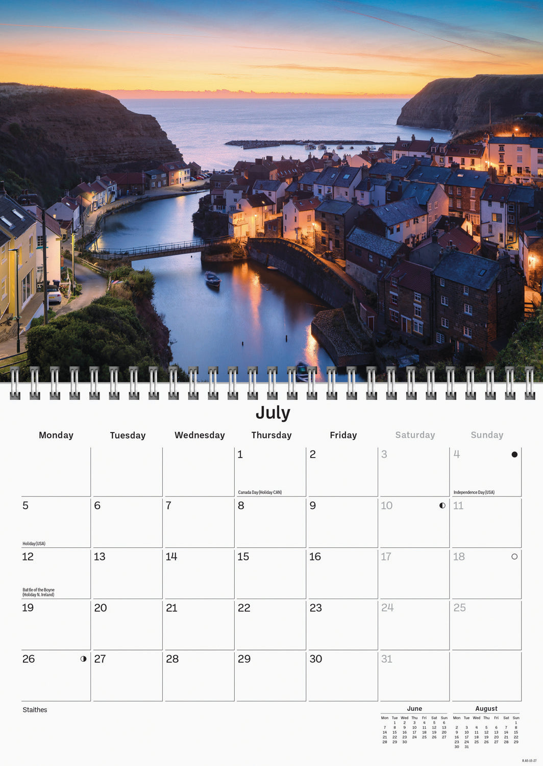 Yorkshire A5 Calendar 2027