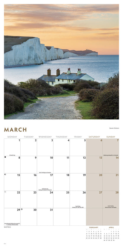 Sussex Wall Calendar 2027