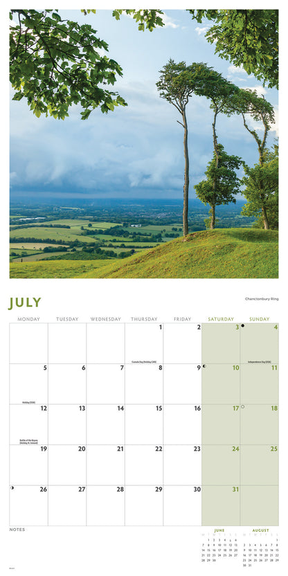 Sussex Wall Calendar 2027