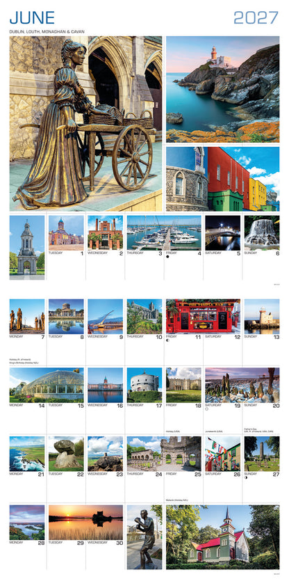 Around Ireland Wall Calendar 2027