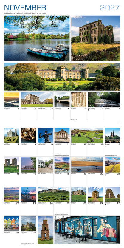 Around Ireland Wall Calendar 2027