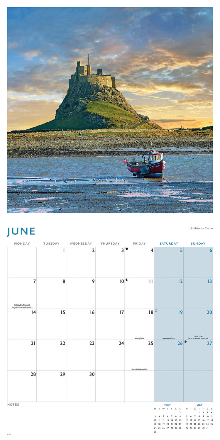Northumberland Wall Calendar 2027