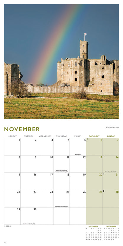 Northumberland Wall Calendar 2027