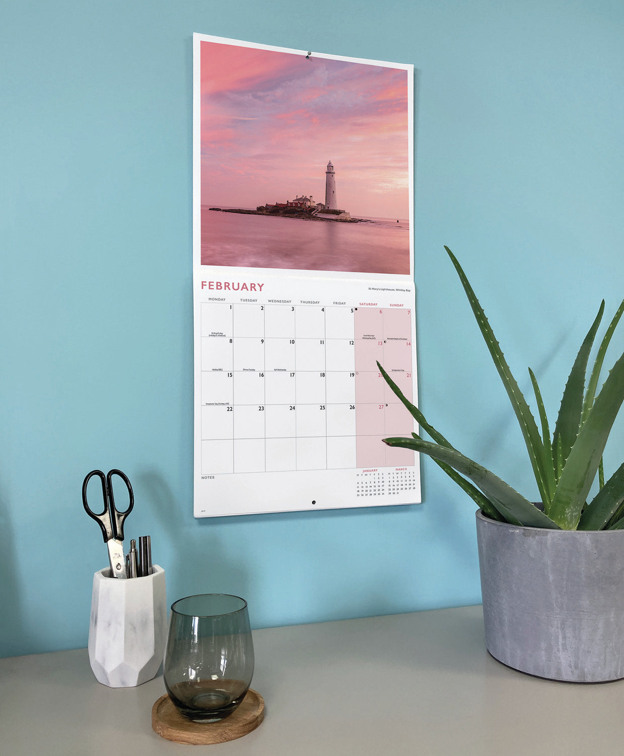 Northumberland Wall Calendar 2027