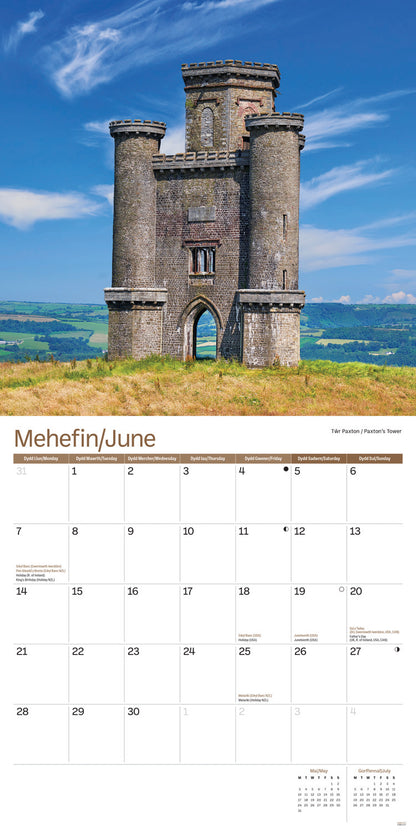 Wales Wall Calendar 2027
