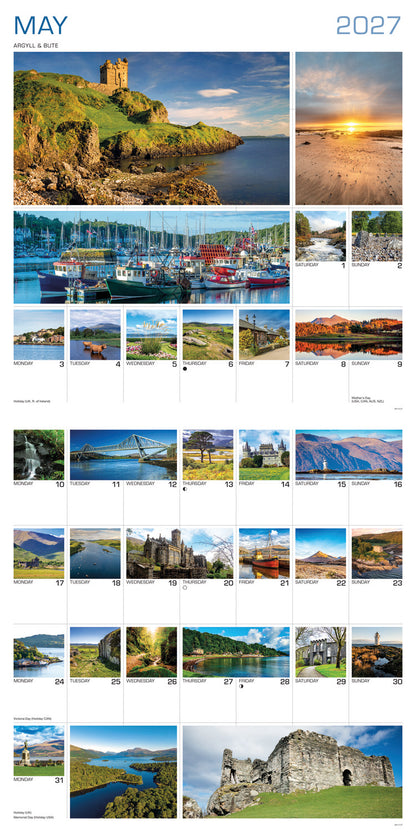 Around Scotland Wall Calendar 2027