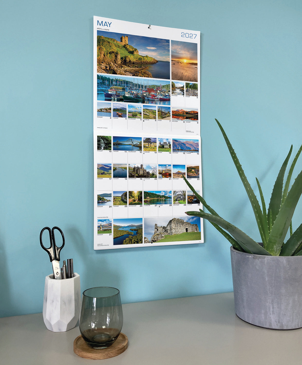 Around Scotland Wall Calendar 2027