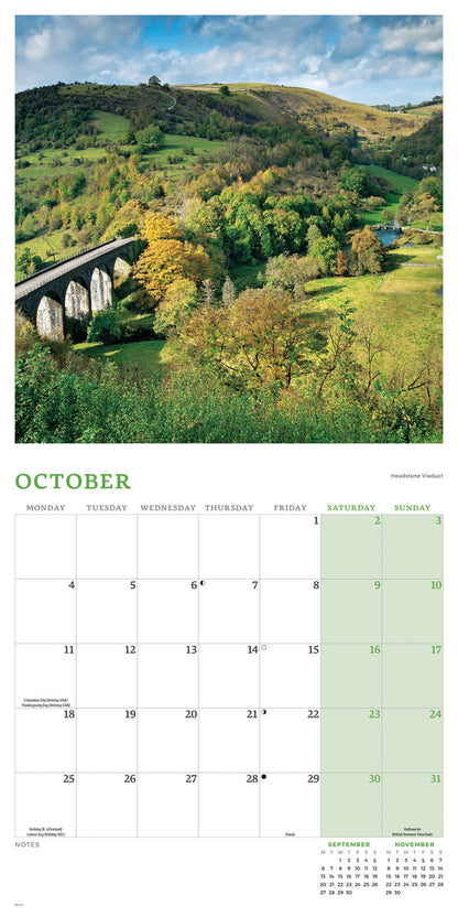 Peak District Wall Calendar 2027