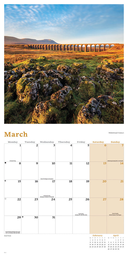 Yorkshire Dales National Park Wall Calendar 2027