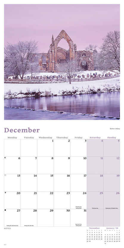 Yorkshire Dales National Park Wall Calendar 2027