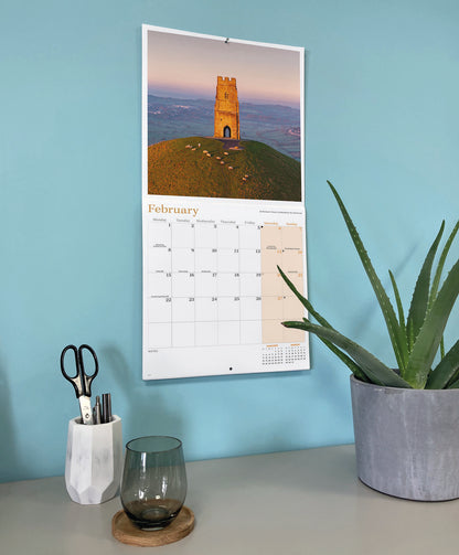 England Wall Calendar 2027