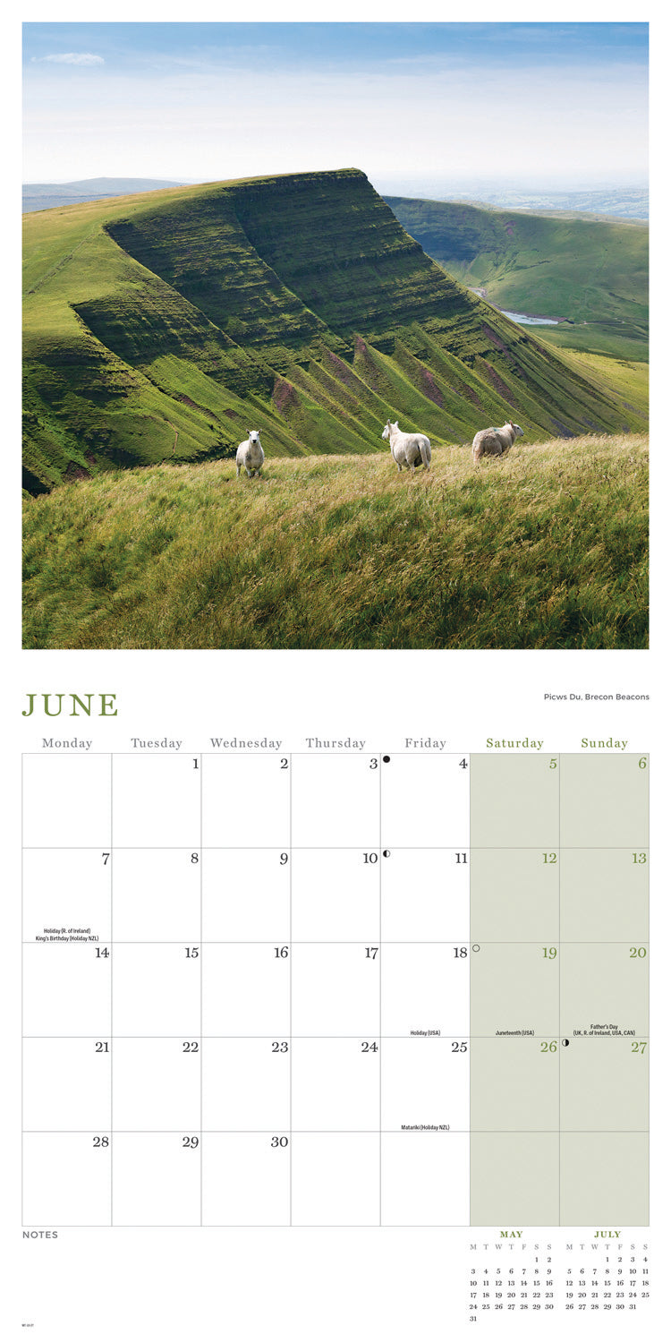 Rural Britain Wall Calendar 2027