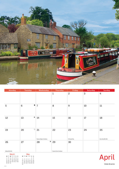 Northamptonshire A4 Calendar 2027