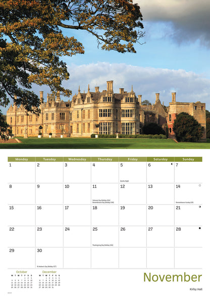 Northamptonshire A4 Calendar 2027