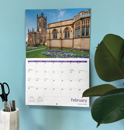 Manchester A4 Calendar 2027