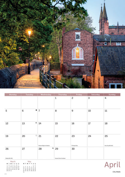 Chester A4 Calendar 2027