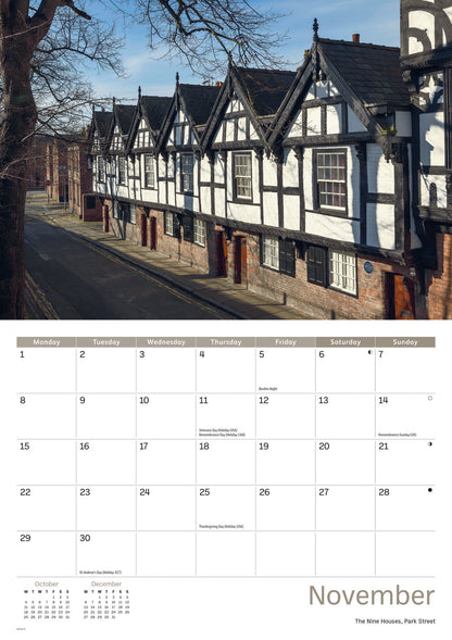 Chester A4 Calendar 2027