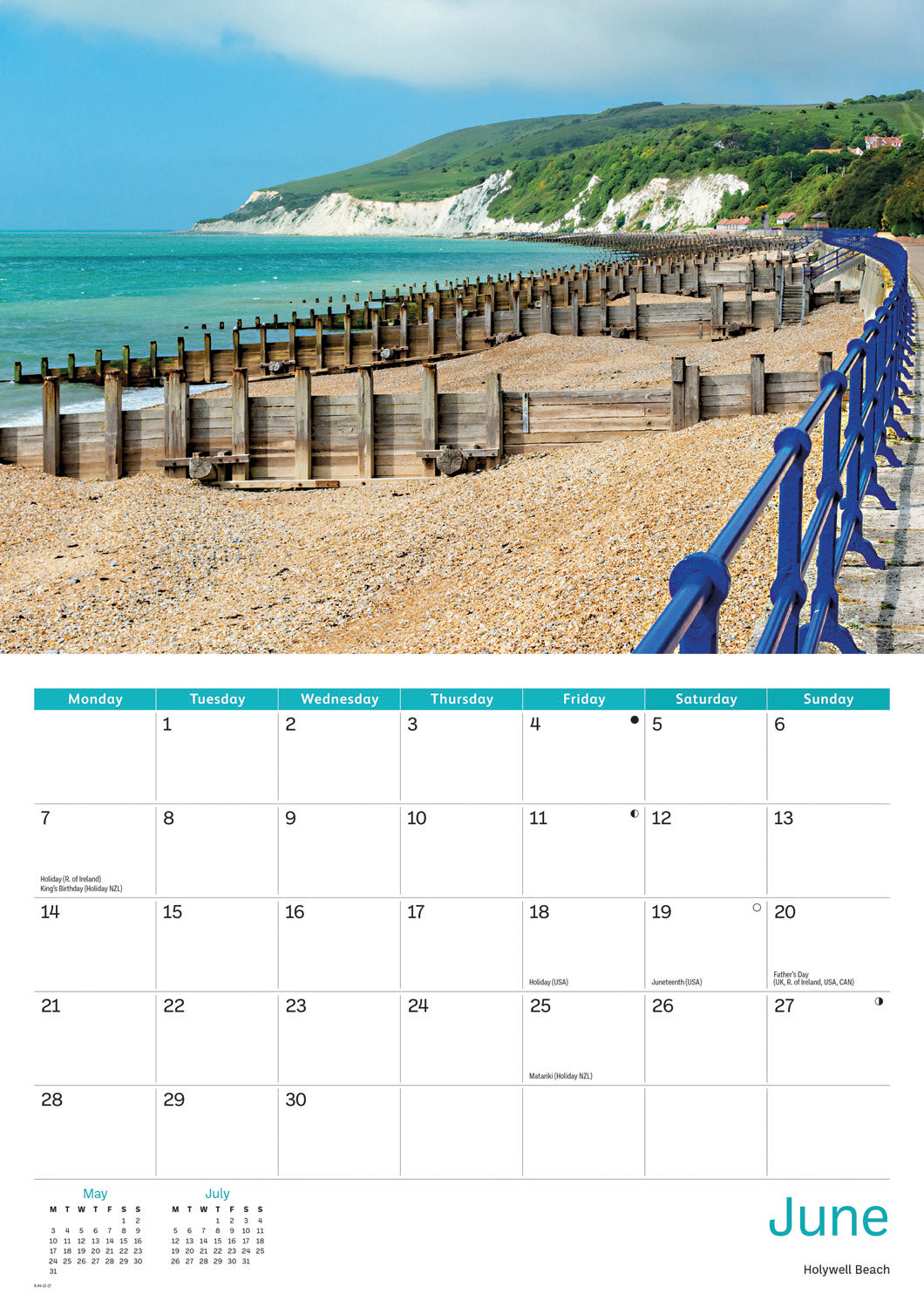 Eastbourne A4 Calendar 2027