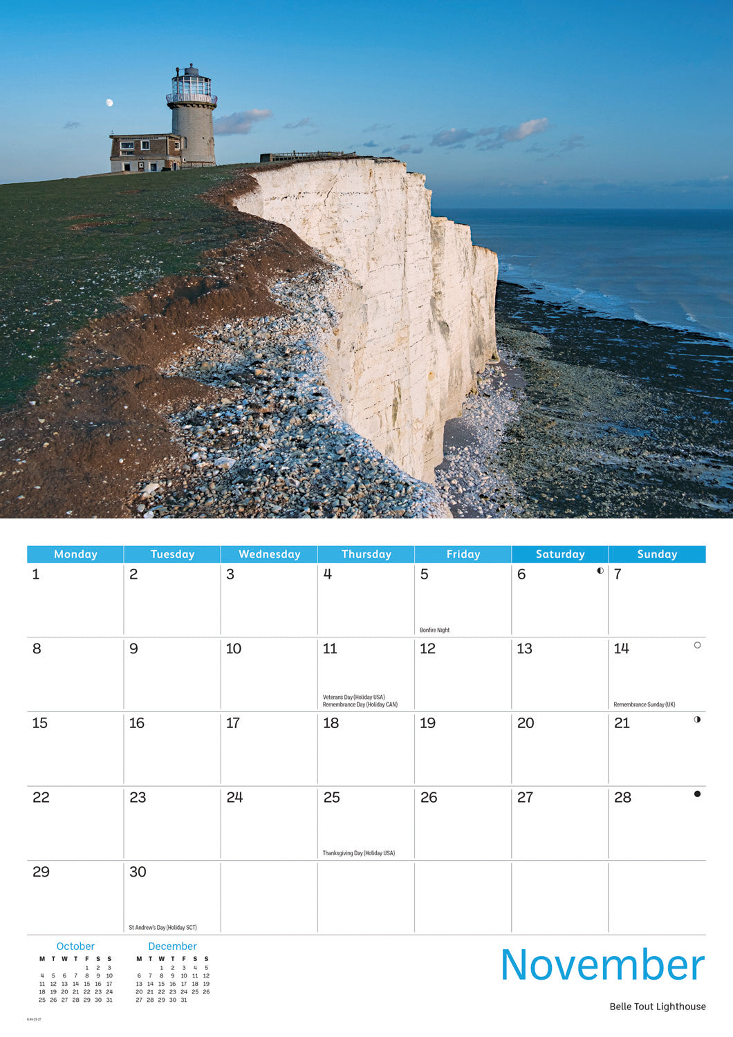 Eastbourne A4 Calendar 2027