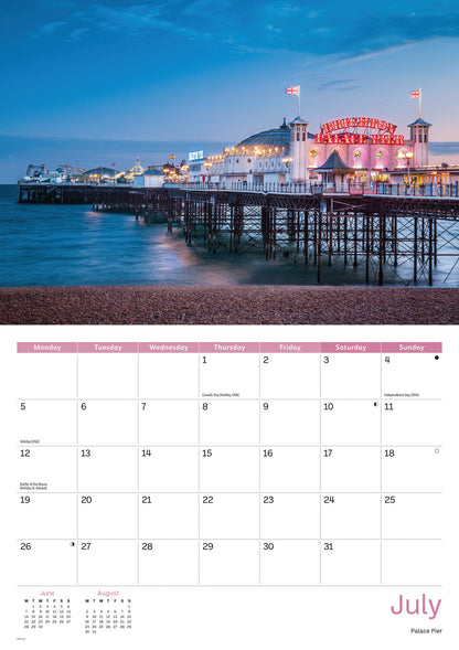 Brighton A4 Calendar 2027
