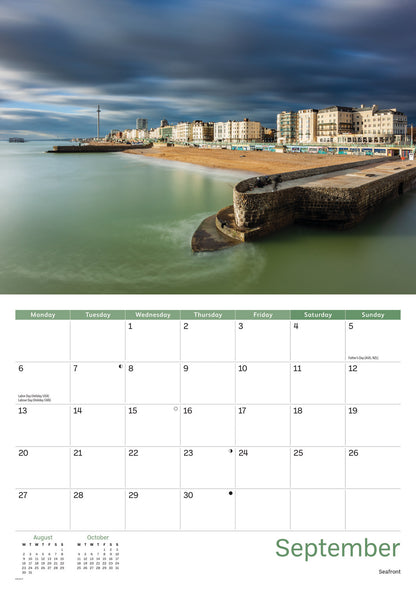 Brighton A4 Calendar 2027