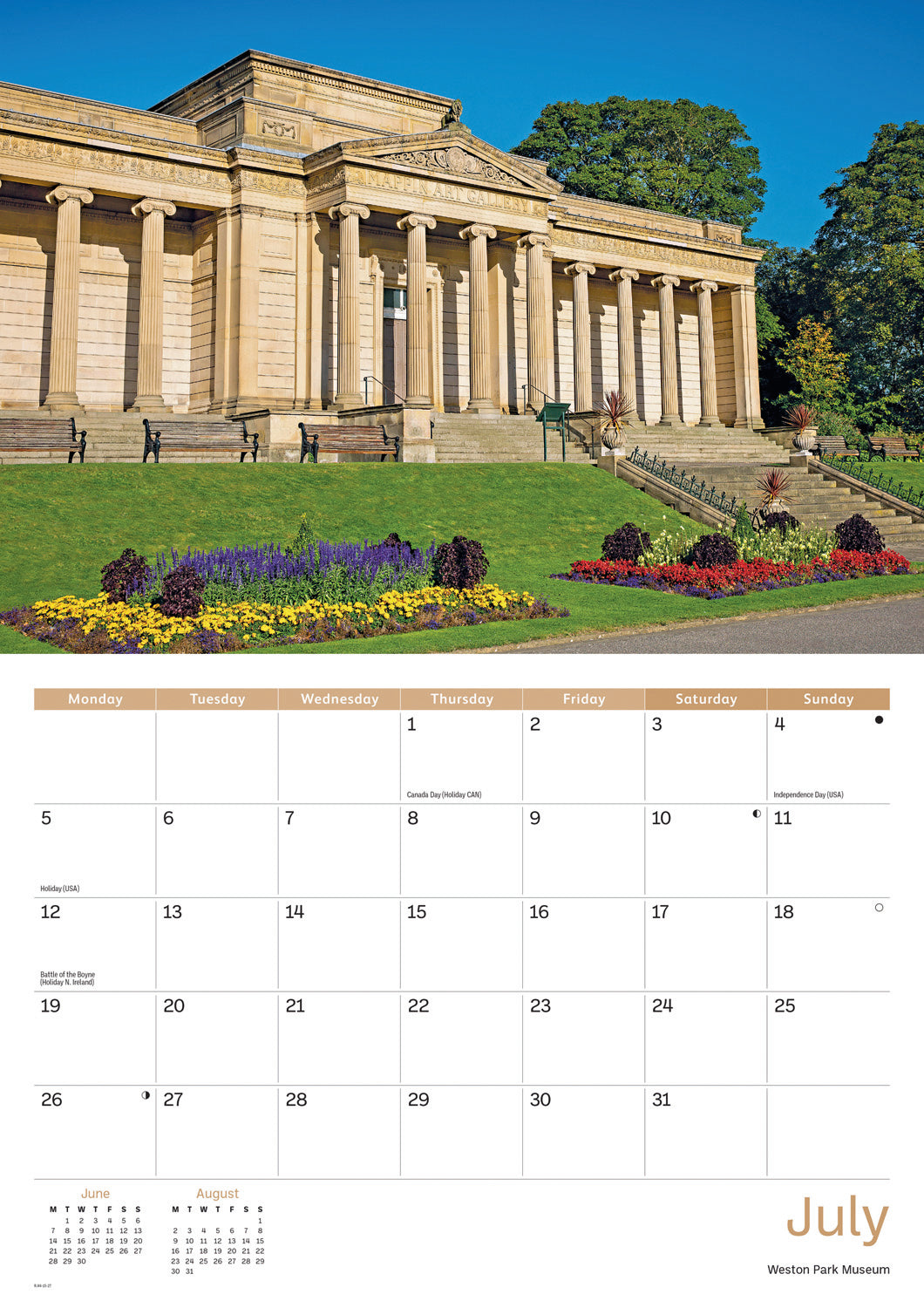 Sheffield A4 Calendar 2027