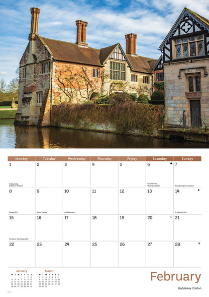 Warwickshire A4 Calendar 2027
