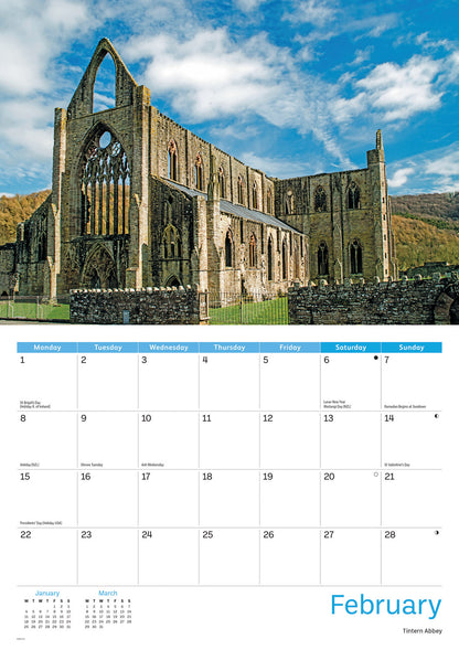 Wye Valley & The Forest of Dean A4 Calendar 2027