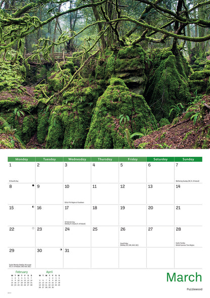 Wye Valley & The Forest of Dean A4 Calendar 2027