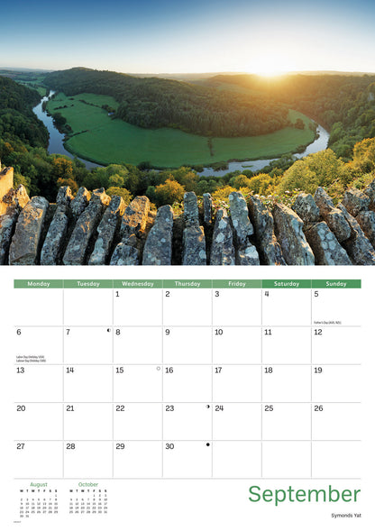 Wye Valley & The Forest of Dean A4 Calendar 2027