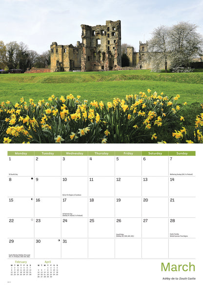 Leicestershire A4 Calendar 2027
