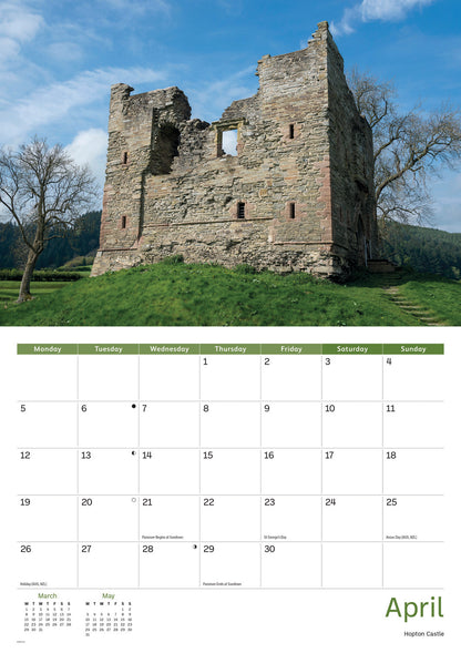 Shropshire Hills A4 Calendar 2027
