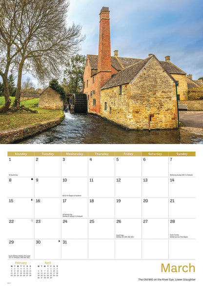 Gloucestershire A4 Calendar 2027
