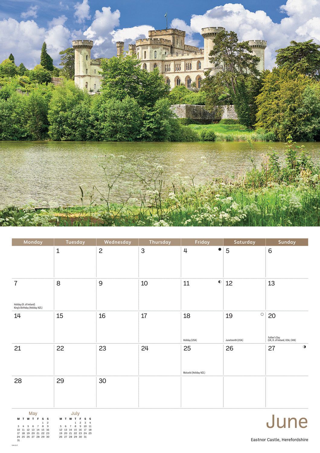 Malvern A4 Calendar 2027