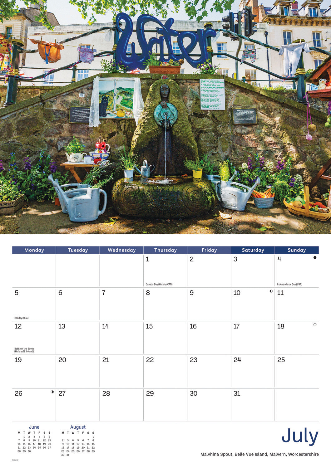 Malvern A4 Calendar 2027