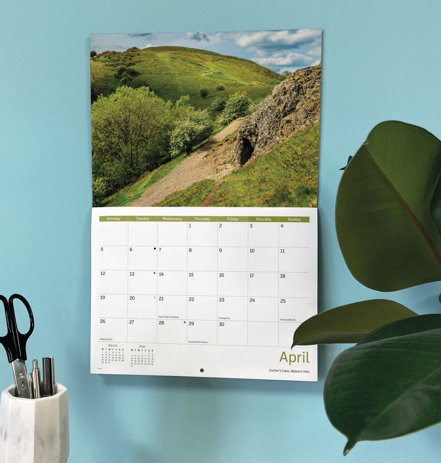 Malvern A4 Calendar 2027