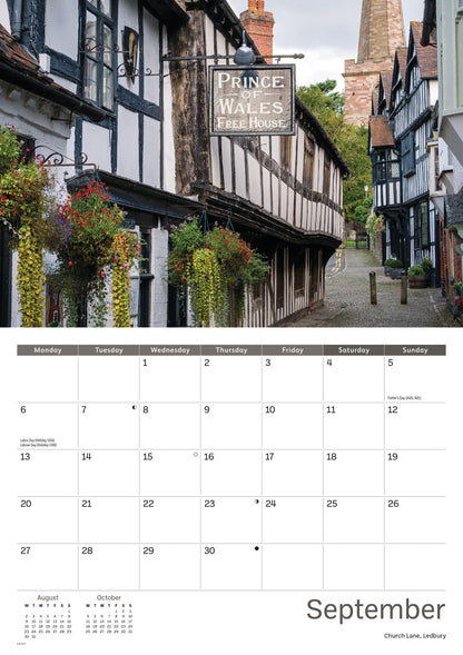 Herefordshire A4 Calendar 2027