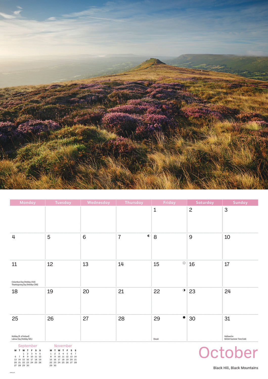 Herefordshire A4 Calendar 2027